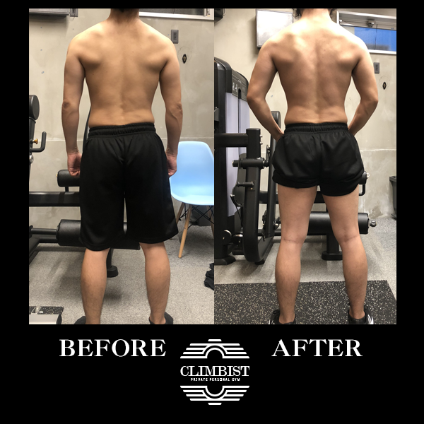 【モニター様】男性 40歳 身長168cm - Before & After 2